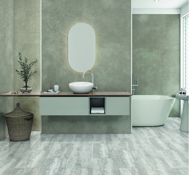 SPC ламинат "CronaFloor" Stone 4V Дублин (600*300*4 мм) — купить в Владивостоке