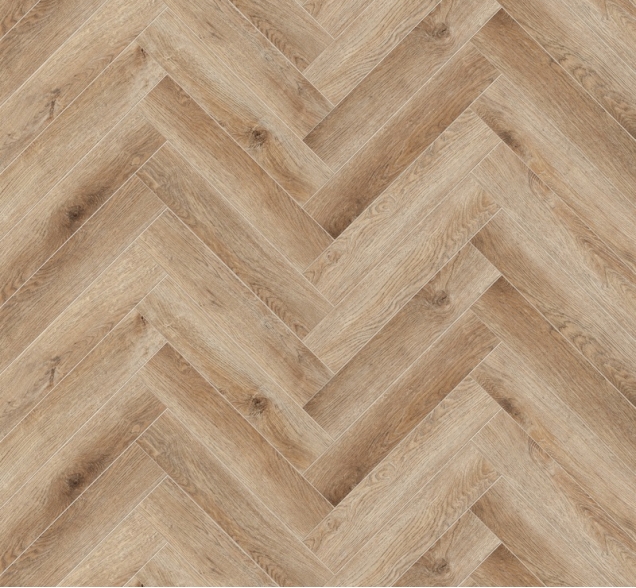 Виниловый ламинат SPC "Cronafloor" Herringbone Дуб Монпелье (640*128*4,5 мм) — купить в Владивостоке