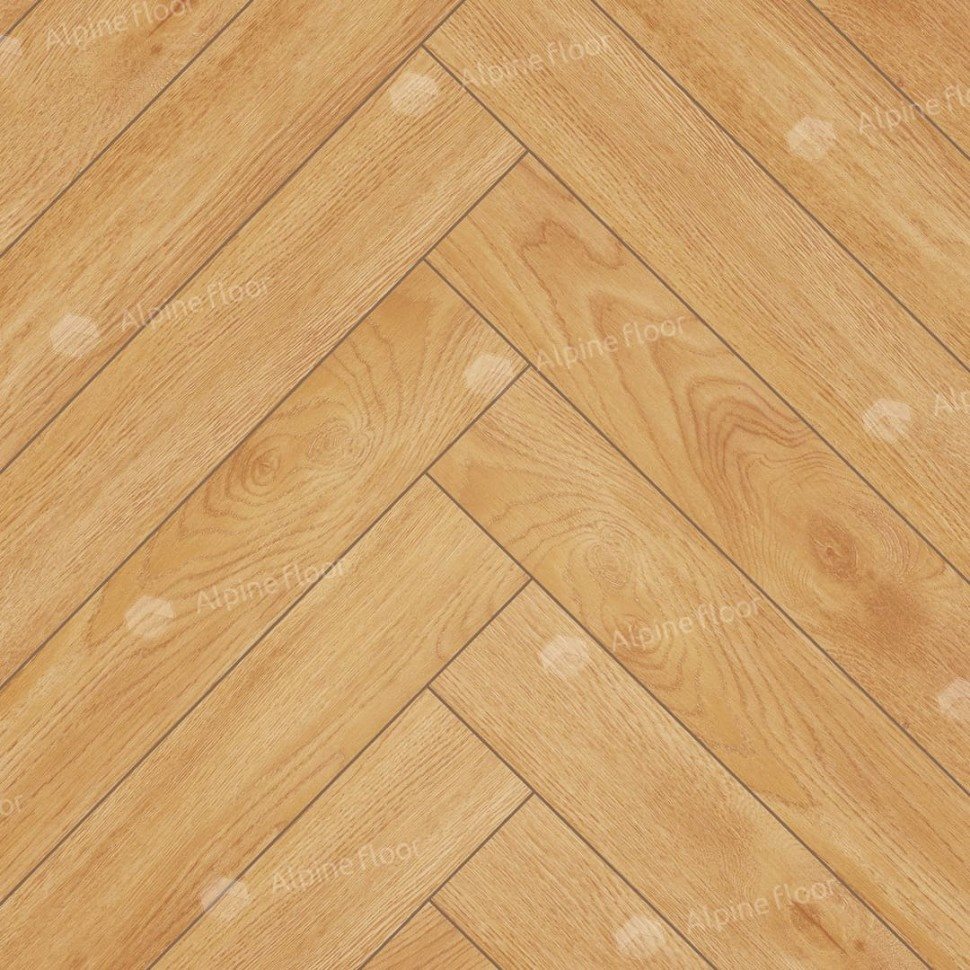 Ламинат "Alpine Floor" Herringbone 12 Дуб Пьемонт (600*100*12 мм) — купить в Владивостоке