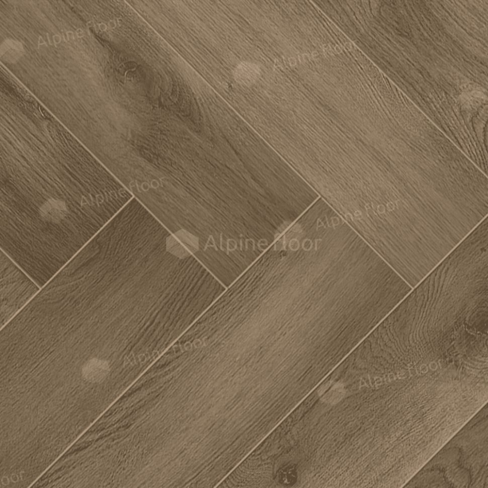 Ламинат "Alpine Floor" Herringbone 12 PRO Дуб Анжу (606*101*12 мм) — купить в Владивостоке
