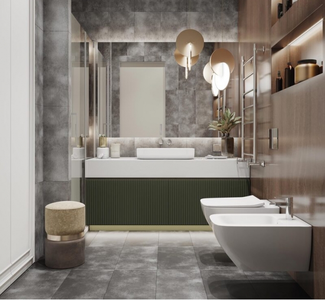 SPC ламинат "CronaFloor" Stone 4V Торнадо Дымчатый (600*300*4 мм) — купить в Владивостоке