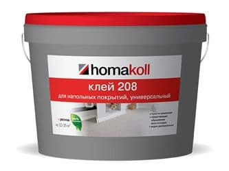Картинка Клей для гибких напольных покрытий "Homakoll" 208 4 кг